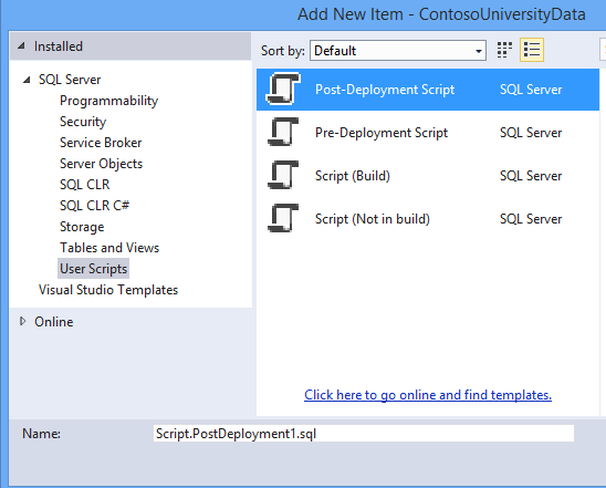 add post-deployment script