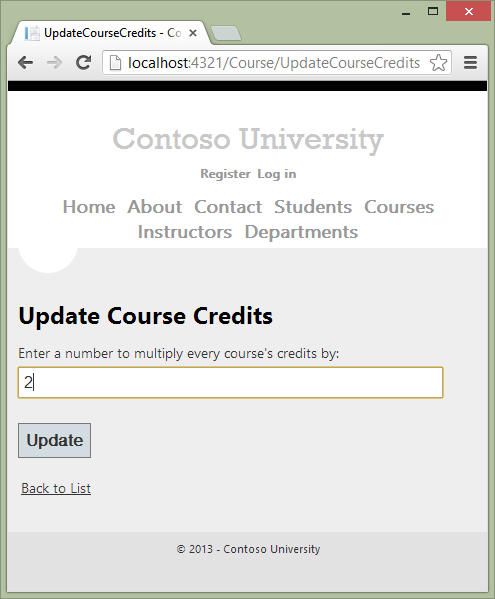 Update_Course_Credits_initial_page_with_2_entered